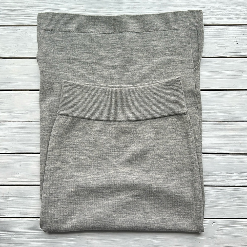Wilfred Wool Blend Skirt Grey Made in Italy sz Medium